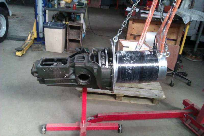 Bak en electromotor gecombineerd.